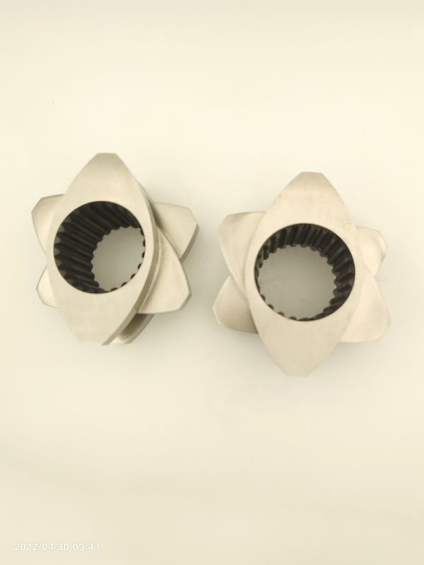 Twin Screw EXTRUDER Elemenet Kneading Block Meshing Block Corrosion And Wear Resistent