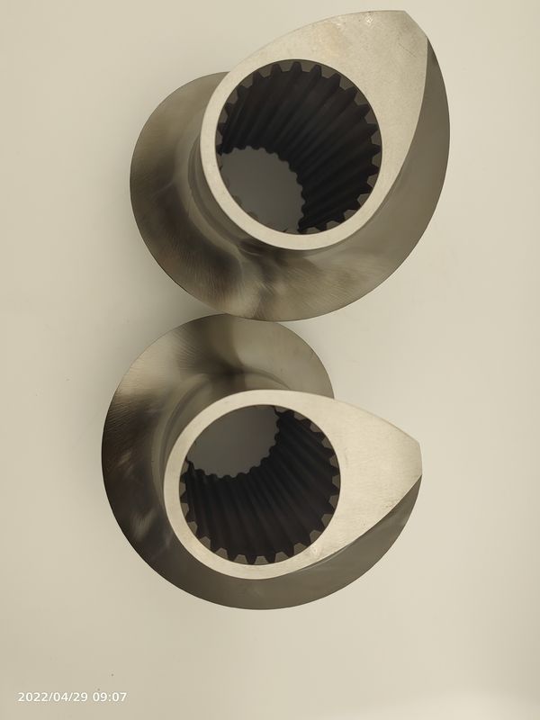 High Performance Twin Screw Extruder Teile Legierung importiert WR5 Material Schraubelemente