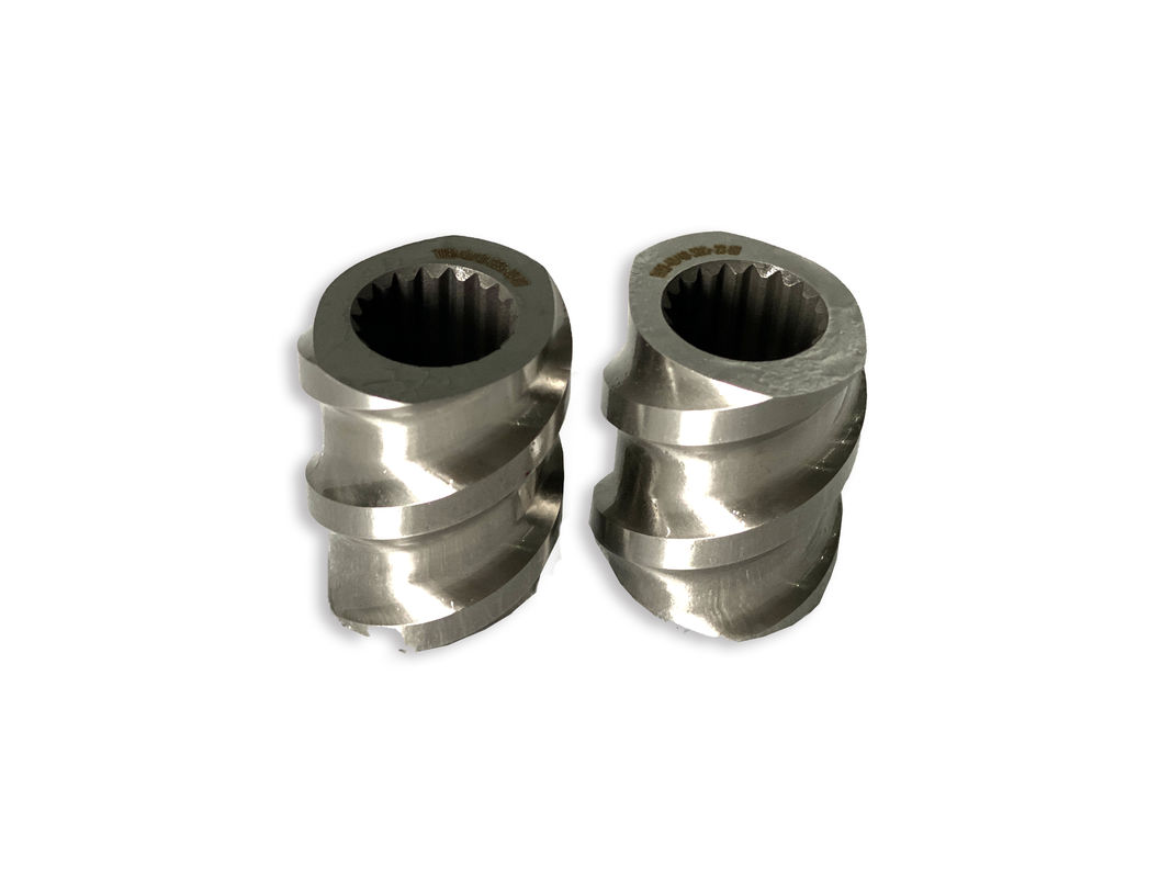 Пластиковая машина 58 мм с двойным винтовым экструдером прямоугольный сплин экструдером винтовые элементы с M 1