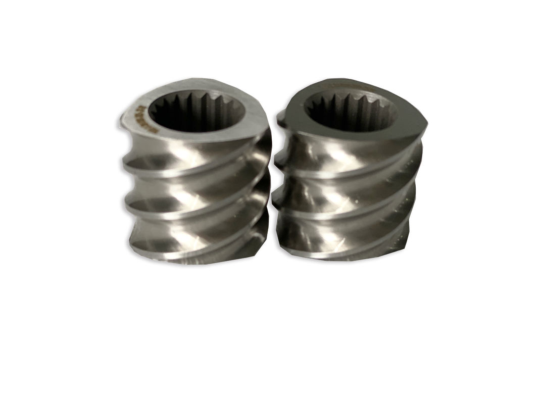 Пластиковая машина 58 мм с двойным винтовым экструдером прямоугольный сплин экструдером винтовые элементы с M 1