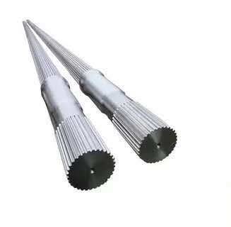 ツインスクリューエクストルーションマシン パーソナライズされた材料のための振動回転スクリューエレメント WPCエクストルーダー