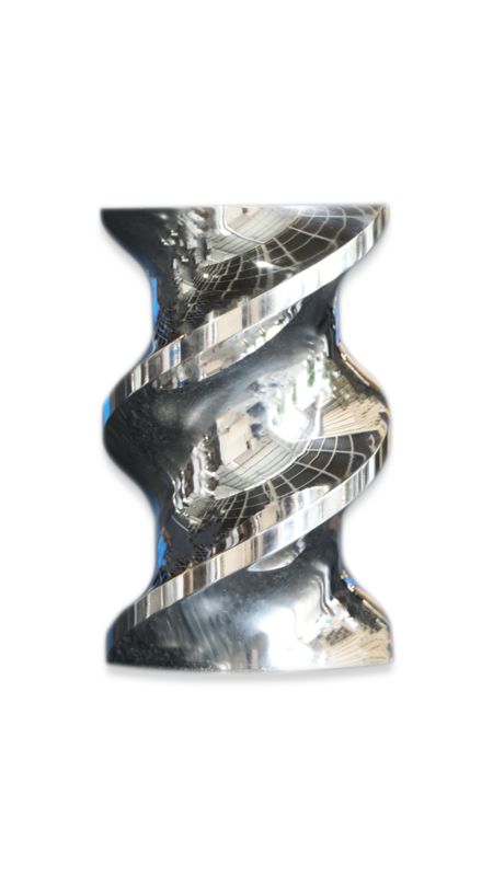 Elemento de parafuso de material personalizado com diâmetro central de 65/75/85/95/110/120/135/mm para peças de máquinas extrusoras