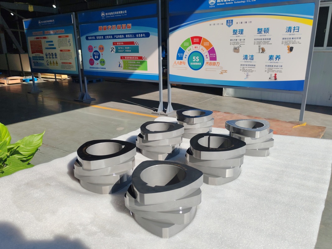 SZK 250 Twin Screw Extruder Screw Elements с сертификацией ISO 9001 и индивидуальными опциями