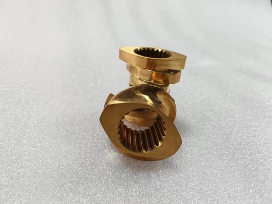 Bagian Extruder Twin Screw Perunggu Blok Penggores Untuk Penggunaan Khusus