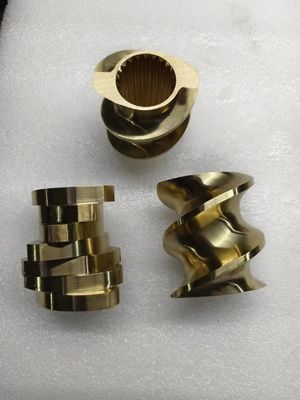 Elemen Zona Peleburan Presisi Tinggi Bagian Ekstruder Sekrup Kembar OEM