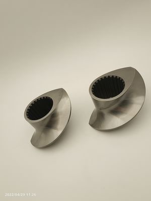 Extrusora de alimentação animal personalizada Extrusora de dois parafusos Elementos de parafusos para a produção de alimentos para animais de estimação