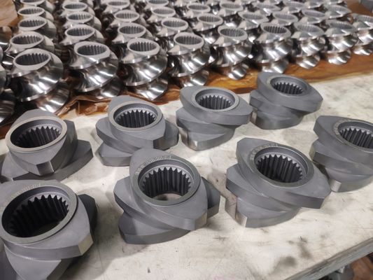JSW Çift Vidalı Ekstrüder için OEM Özel Vida Elemanları Tasarımı